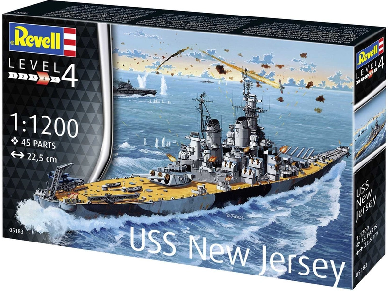 Revell USS New Jersey (1:1200)