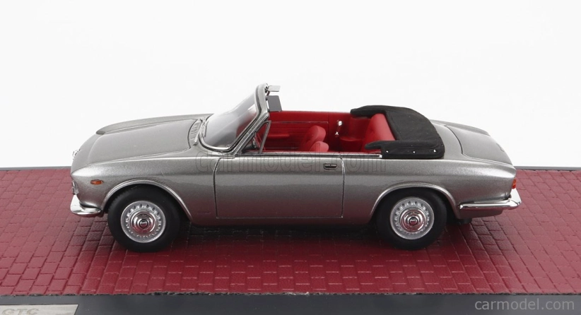 Matrix modely v mierke 1:43 Alfa romeo Giulia Gtc Cabriolet Open 1964 Strieborná
