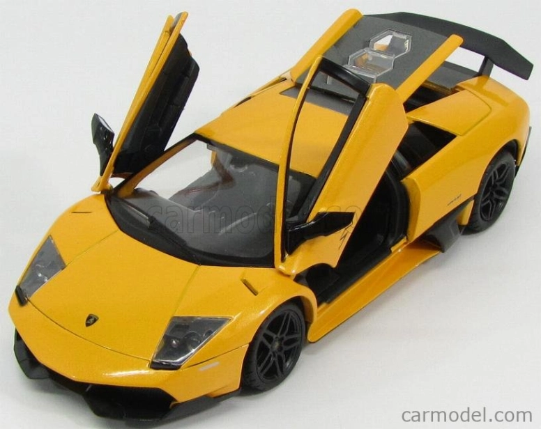 Rastar Lamborghini Murcielago Lp670-4 Sv Superveloce 2009 1:24 Žlutý Met
