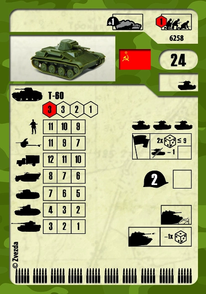 Zvezda Snap Kit - T-60 (1:100)