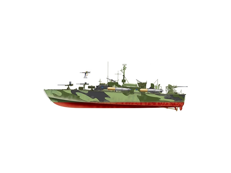 Italeri torpédoborec Elco 80 PT-596 (1:35)