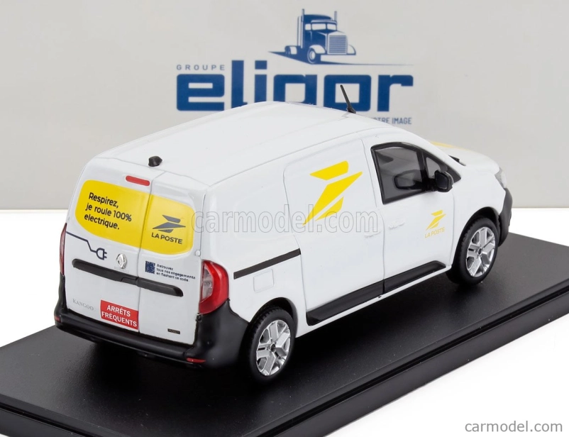 Eligor Renault Kangoo Electric La Poste 2020 1:43 Bílá Žlutá