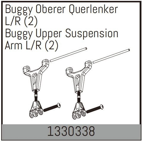 Buggy Upper Suspension Arm L/R (2)