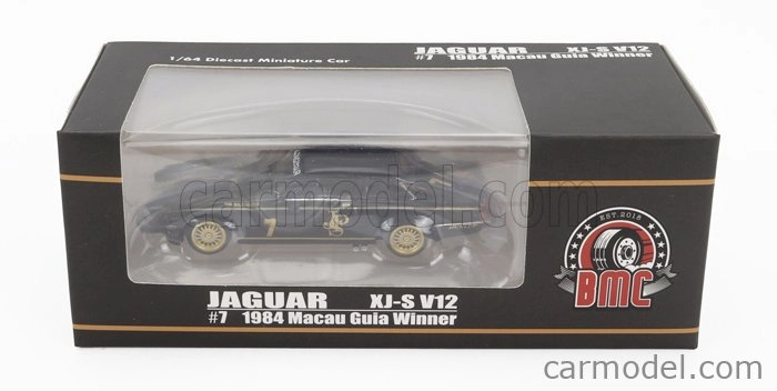 Bm-creations Jaguar Xjs Jps N 7 Racing 1984 1:64 čierna zlatá
