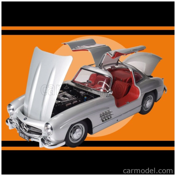 Ixo-models Mercedes benz Sl-class 300sl Coupe (w198) 1954 1:8 Silver