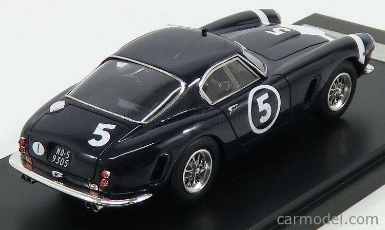 Modely v mierke Matrix Ferrari 250gt Passo Corto N 5 Winner Nassau Tourist Trophy 1960 S.moss 1:43 Blue