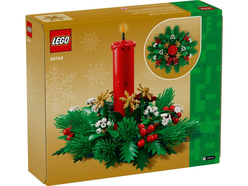 LEGO Iconic - Vianočné dekorácie na stôl