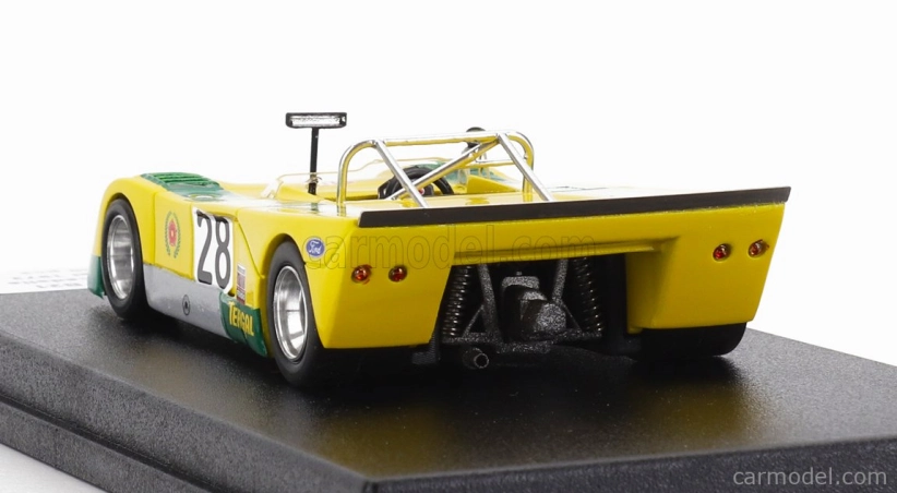 Trofeu Chevron B21 Fvc Cosworth N 28 Rally Vila Real 1972 Jose Juncadella 1:43 Žlutá Zelená