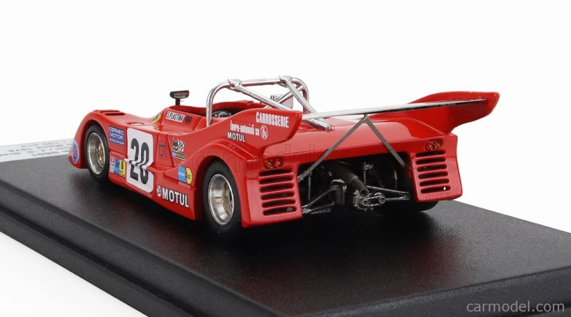 Trofeu Cheetah G601 Cosworth S4 Team Cheetah Racing N 20 24h Le Mans 1978 S.plastina - M.luini - J.d.grandjean 1:43 Red
