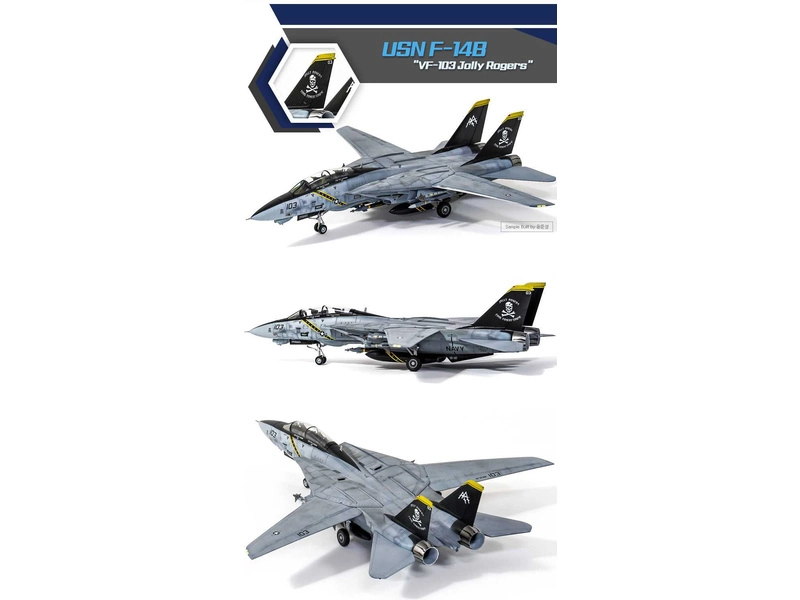 Academy Grumwan F-14B USN „VF-103 Jolly Rogers“ (1:72)