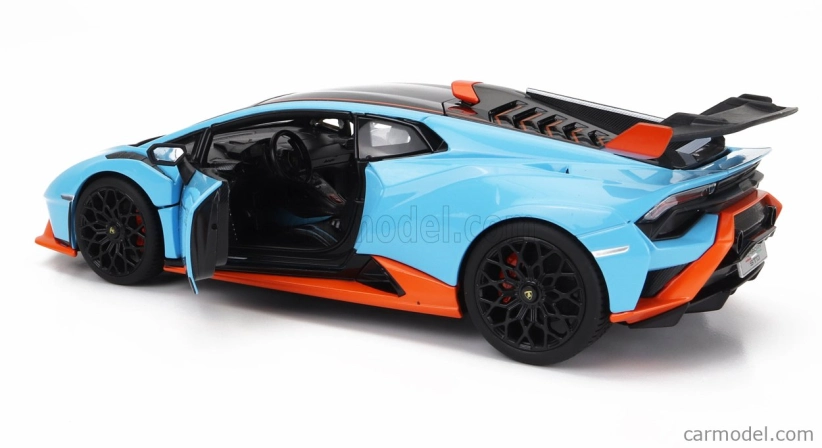 Rastar Lamborghini Huracan Sto Lp640-2 2021 1:18 svetlo modrá oranžová