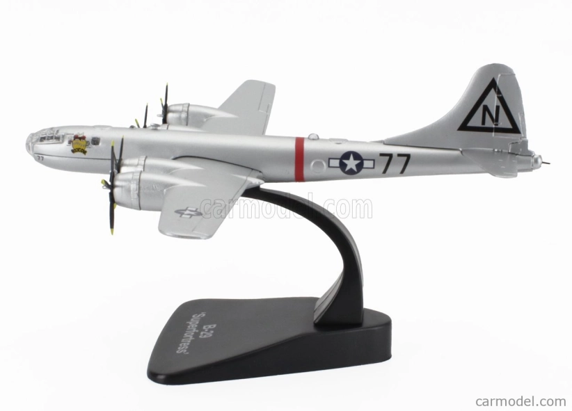 Edicola Boeing B29 Bombardiere Airplane Superfortress 9. augusta 1945 Nagasaki - Usaf - United States Army Air Force 1:144 Military Silver