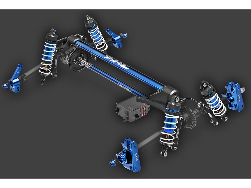 Traxxas Rustler 4x4 Ultimate VXL RTR modrý