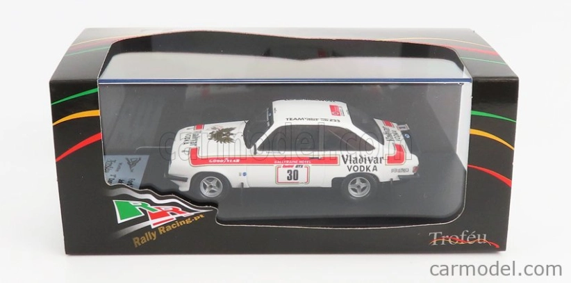 Trofeu Ford england Escort Mkii Rs2000 N 30 3rd Rally Donegal International 1979 J.lyons - T.semple 1:43 Bílá Červená