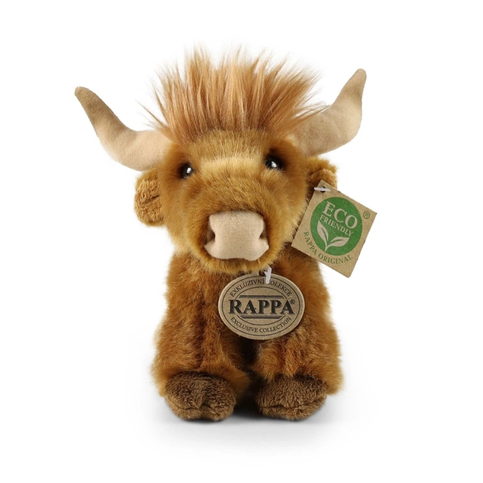 Rappa Plyšový škótsky náhorný dobytok 16 cm ECO-FRIENDLY