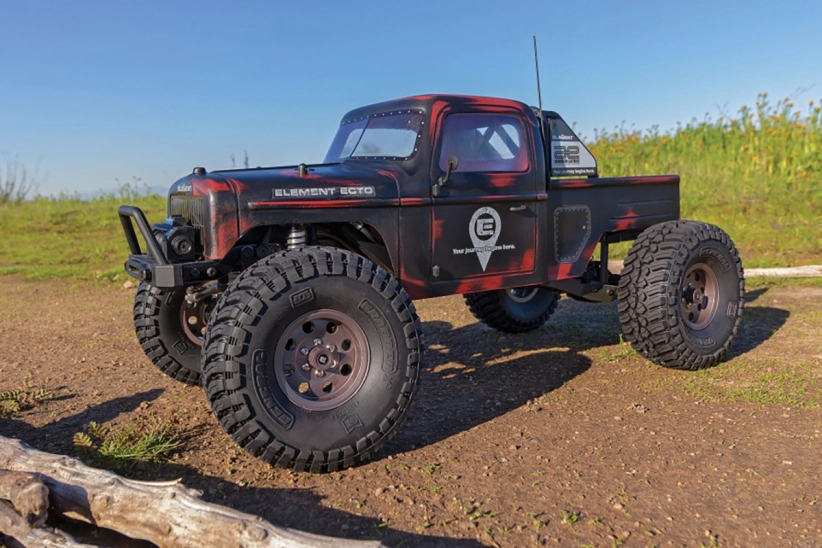 Element RC Enduro Ecto Trail Truck RTR, čierna verzia (12.8 - 325mm)