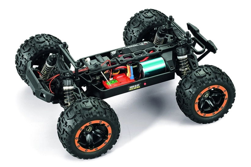 RC auto Slyder MT Turbo 1/16 4WD 2S Brushless, oranžová