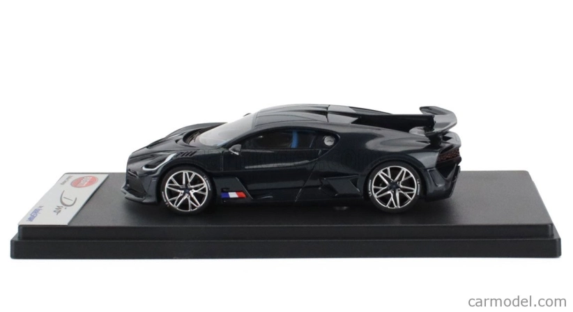 Looksmart Bugatti Divo 2020 1:43 Modrý Karbonový Lesklý