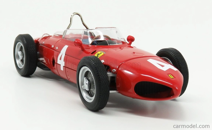 Cmr Ferrari F1 Dino 156 Sharknose N 4 World Champion Winner Belgian Gp Phil Hill 1961 1:18 Red