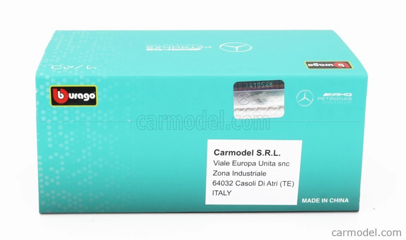 Bburago Mercedes gp F1 W14 Team Mercedes-amg Petronas F1 N 44 1:43, černá