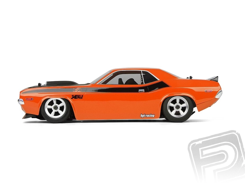 Karoséria číra Dodge Challenger 1970 (200 mm)