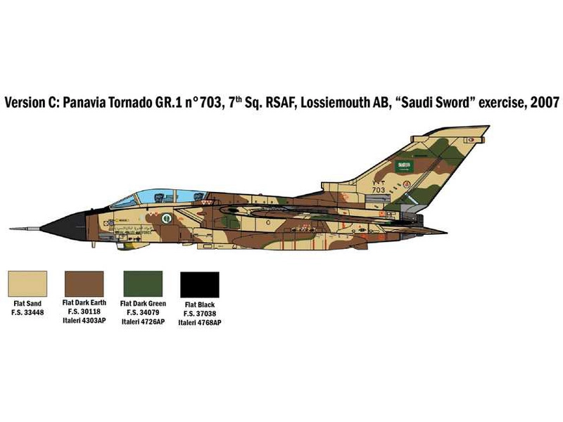 Italeri Panavia Tornado GR.1/IDS - Válka v Zálivu (1:48)
