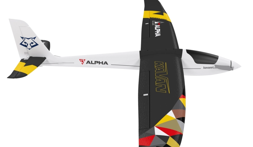 RC letadlo Alpha 1500V2 RTF(M1), černá