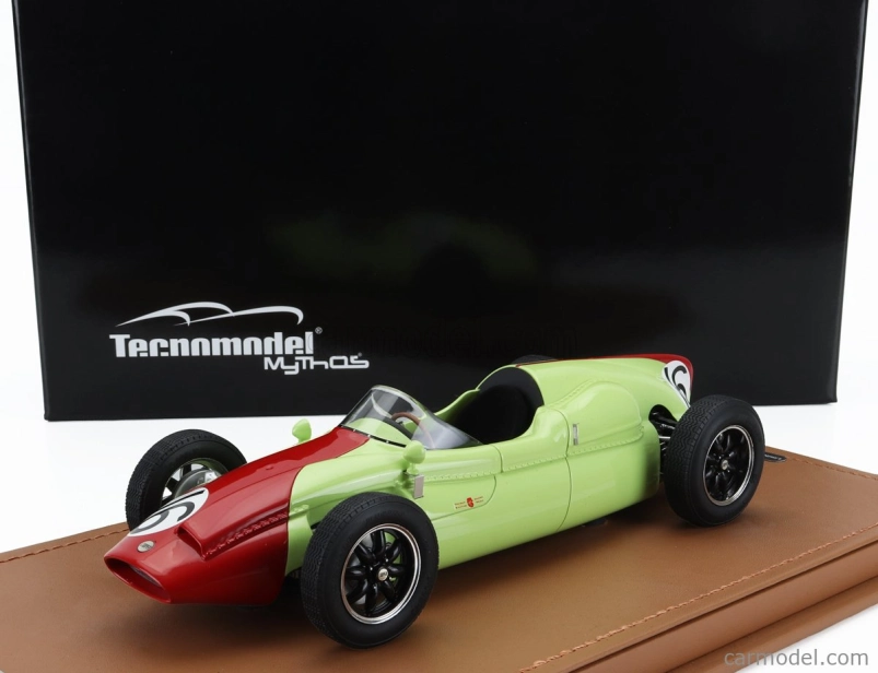Tecnomodel Cooper F1 T51 N 16 Monaco Gp 1960 Chris Bistrow 1:18 Světle Zelená Červená
