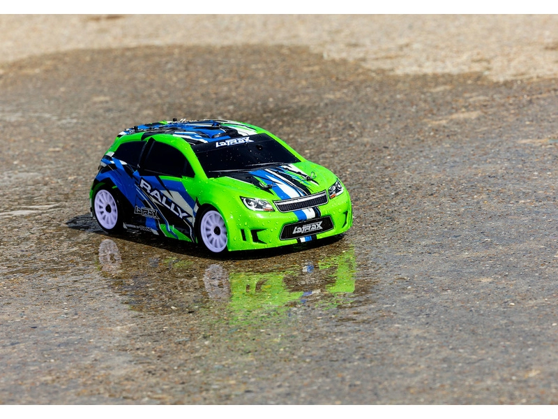 RC auto Traxxas Rally 1:18 4WD RTR, červená
