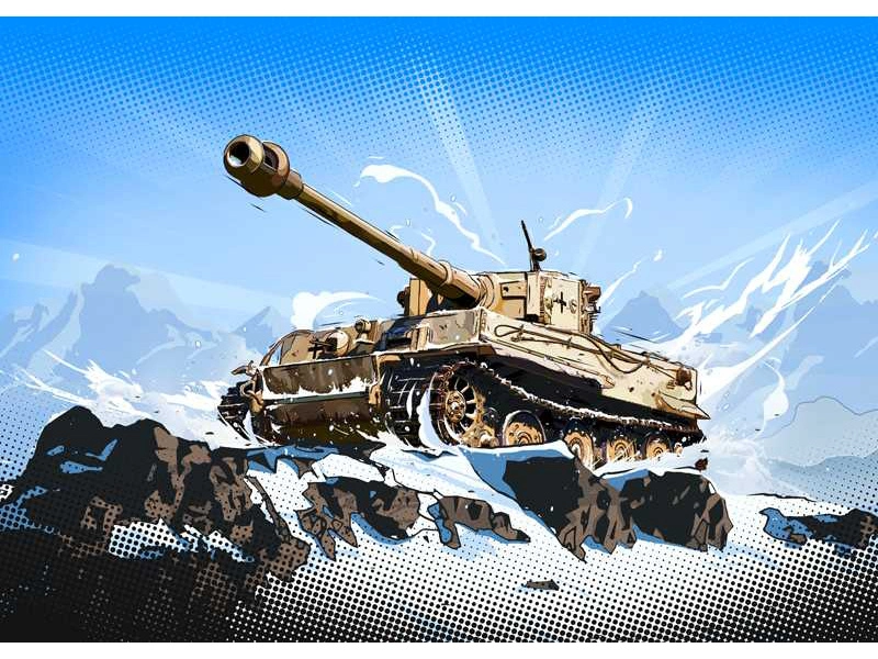 Italeri Ľahko zostaviteľný svet tankov - Tiger (1:72)