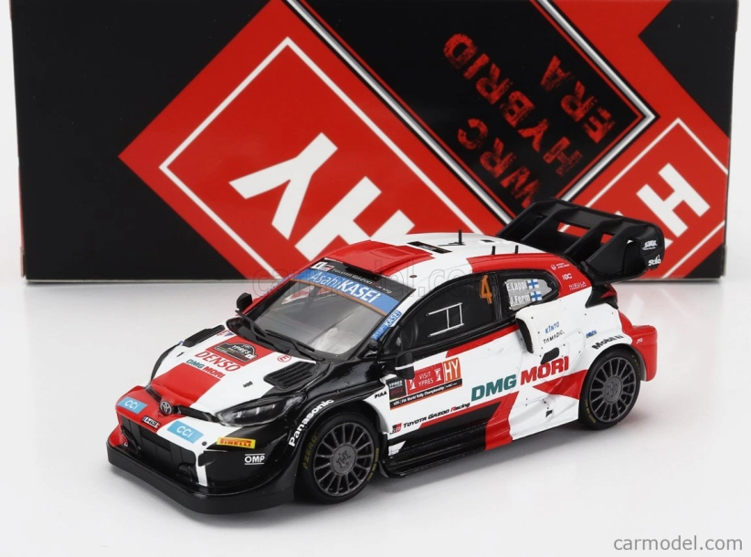 Ixo-models Toyota Yaris Gr Rally1 Team Toyota Gazoo Racing Wrt N 3 Rally Ypres 2022 Lappi Esapekka - Janne Ferm 1:43 Biela červená čierna