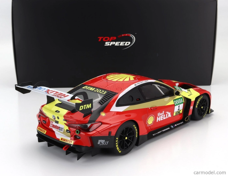 Truescale BMW radu 4 M4 Gt3 Team Schubert Motorsport N 1 Dtm Sezóna 2023 S.van Der Linde 1:18 Červená čierna