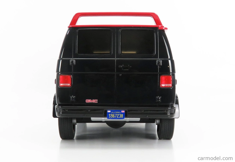 Greenlight GMC Vandura A-team Van - 1983 1:12 Šedá Černá