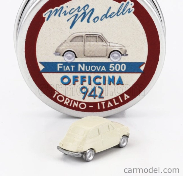 Officina-942 Fiat Nuova 500 1957 1:160 Béžová