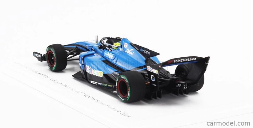 Spark-model Dallara Sf23 Trd 01f Team Kids Com Kcmg Cayman N 8 Super Formula Season 2024 Nirei Fukuzumi 1:43 Světle Modrá Černá