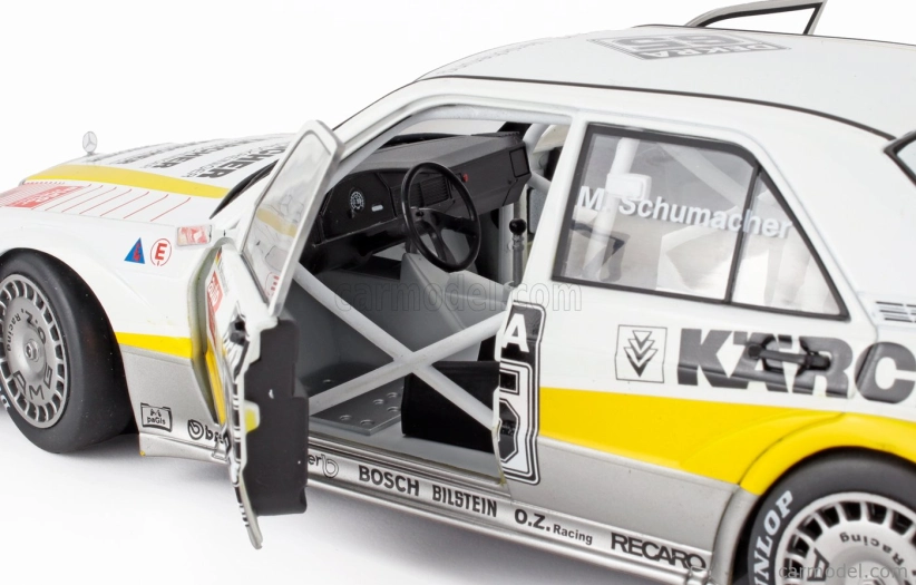 Werk83 Mercedes benz 190e Evo2 Team Amg N 65 Dtm Season 1990 Michael Schumacher 1:18 Bílá Šedá