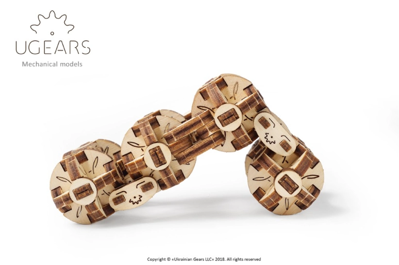 Ugears 3D drevená mechanická skladačka Flexi