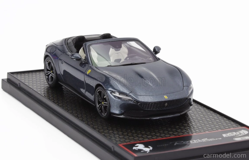 Bbr-models Ferrari Roma Spider Open 2020 1:43 Blu Roma - Blue Met