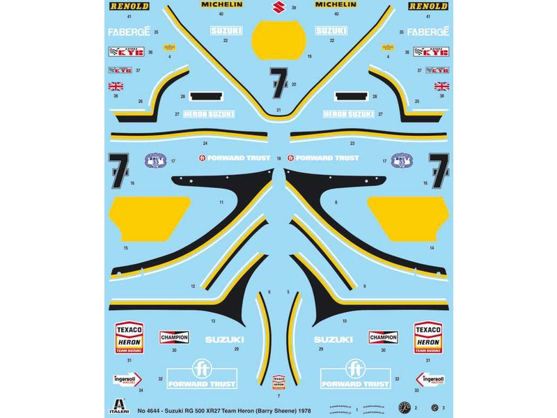 Italeri Suzuki RG 500 XR27 Team Heron - Barry Sheene 1978 (1:9)