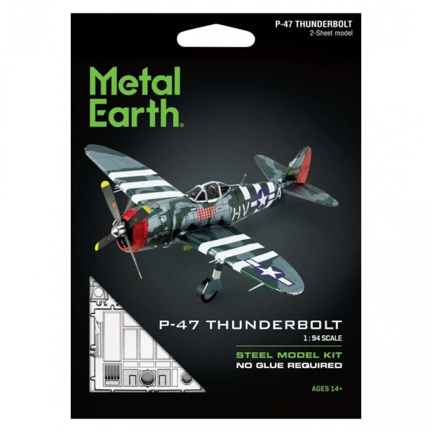 Oceľová stavebnica P47-Thunderbolt