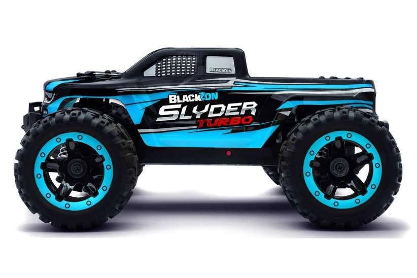 RC auto Slyder MT Turbo 1/16 4WD 2S Brushless, modrá