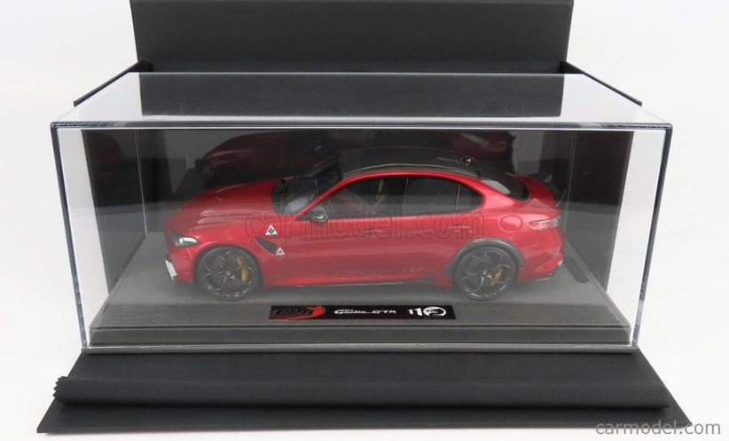 Bbr-models Alfa romeo Giulia Gta 2020 - Con Vetrina - S vitrínou 1:18 Rosso Gta - Red Met