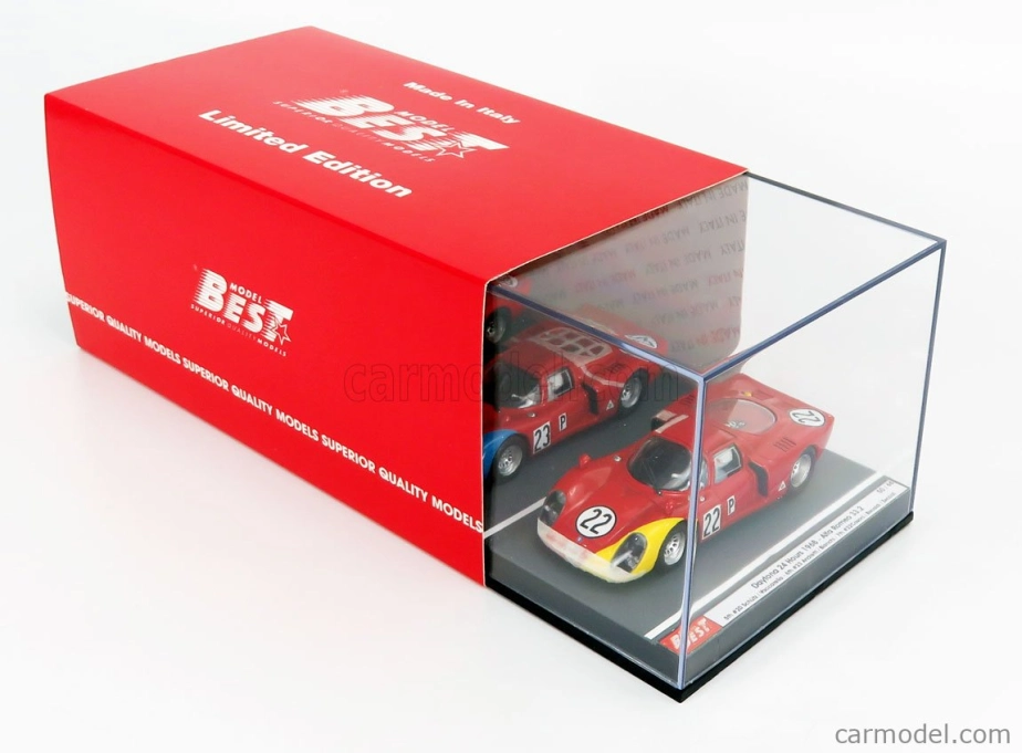 Najlepší model Alfa romeo Set 3x 33.2 N 20 5. 24h Daytona 1968 Schutz - Vaccarella - N 23 6. Andretti - Bianchi - N 22 7. Casoni - Biscaldi - Zeccoli 1:43 Red
