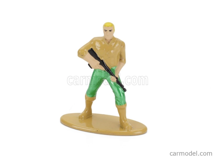 Jada Figures Vamp Military Jeep With Duke G.i.joe Figure 2010 1:32 Vojenská Zelená