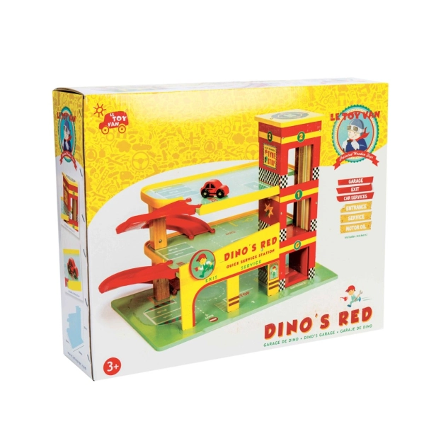 Le Toy Van Garage Dino's Red