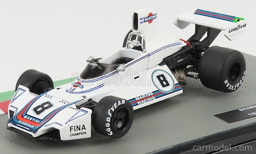 Edicola Brabham F1 Bt44 Team Martini Racing N 8 Brazilian Gp 1975 Carlos Pace 1:43 Biela