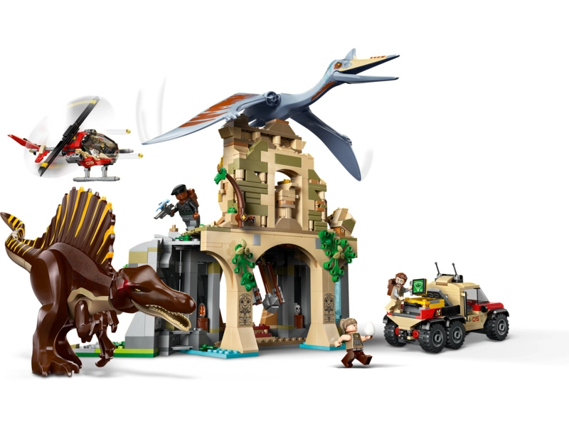 LEGO Jurský svet - Letecká misia so Spinosaurom a Quetzalcoatlom