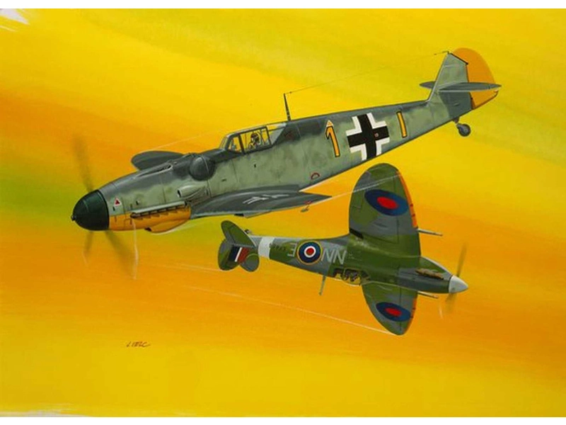 Revell Messerschmitt Bf109G-10, Spitfire Mk.V (1:72) (set)