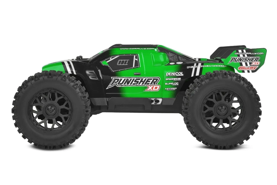 PUNISHER XD - RTR - Brushed 2S - Zelená