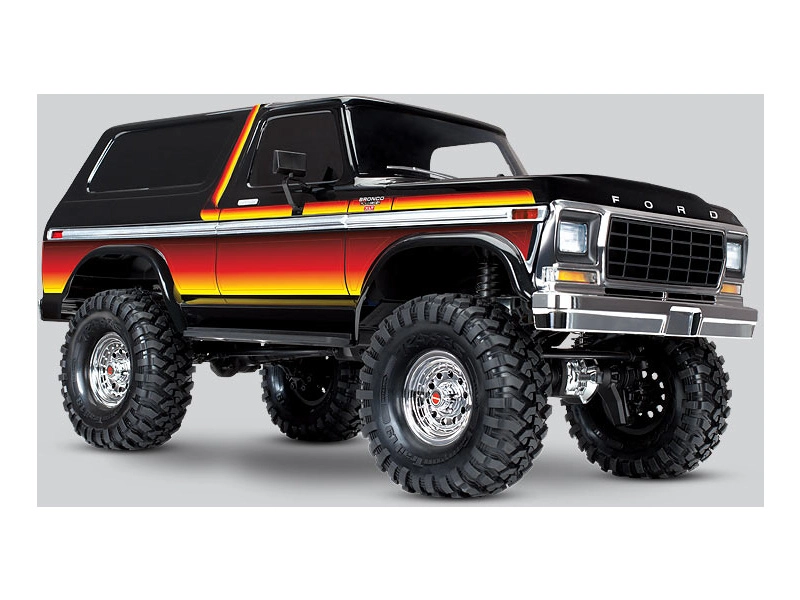 RC auto Traxxas TRX-4 Ford Bronco 1:10 TQi, červená